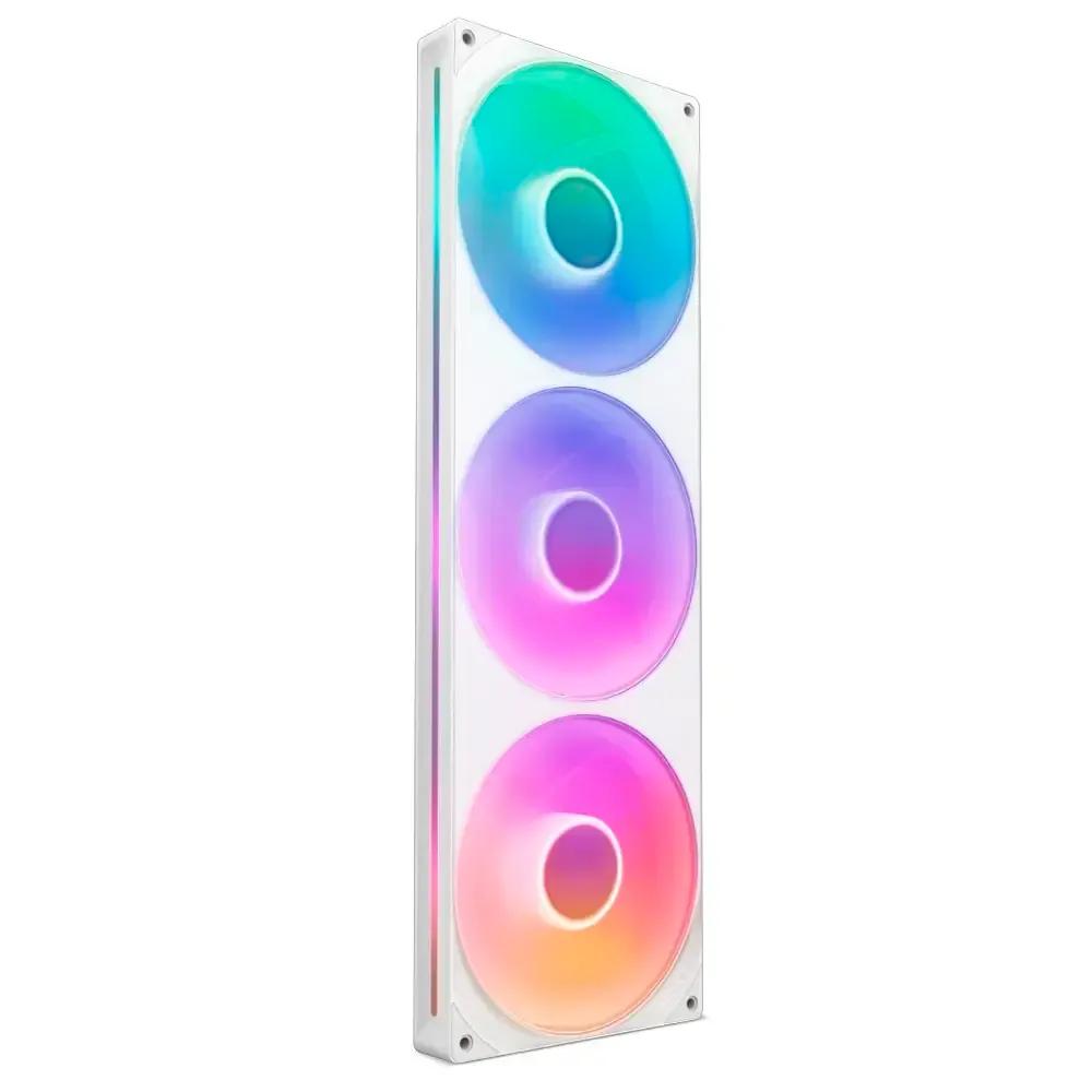 Ventoinha para Caixa PC NZXT F420 RGB Core Single-Frame (Borracha, plástico - Branco) — miniatura 2