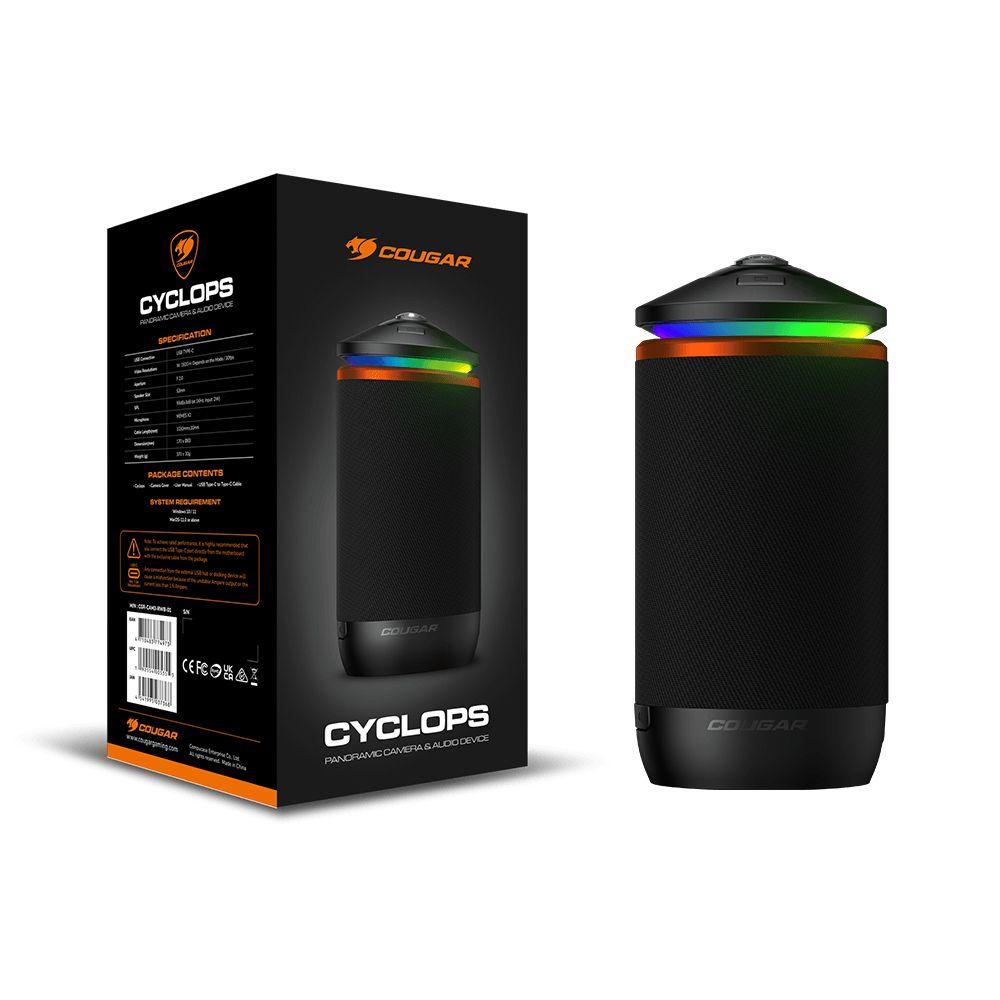 Webcam COUGAR CYCLOPS AIO (1920 x 818 pixels - USB Tipo-C - USB - Preto), miniatura 8