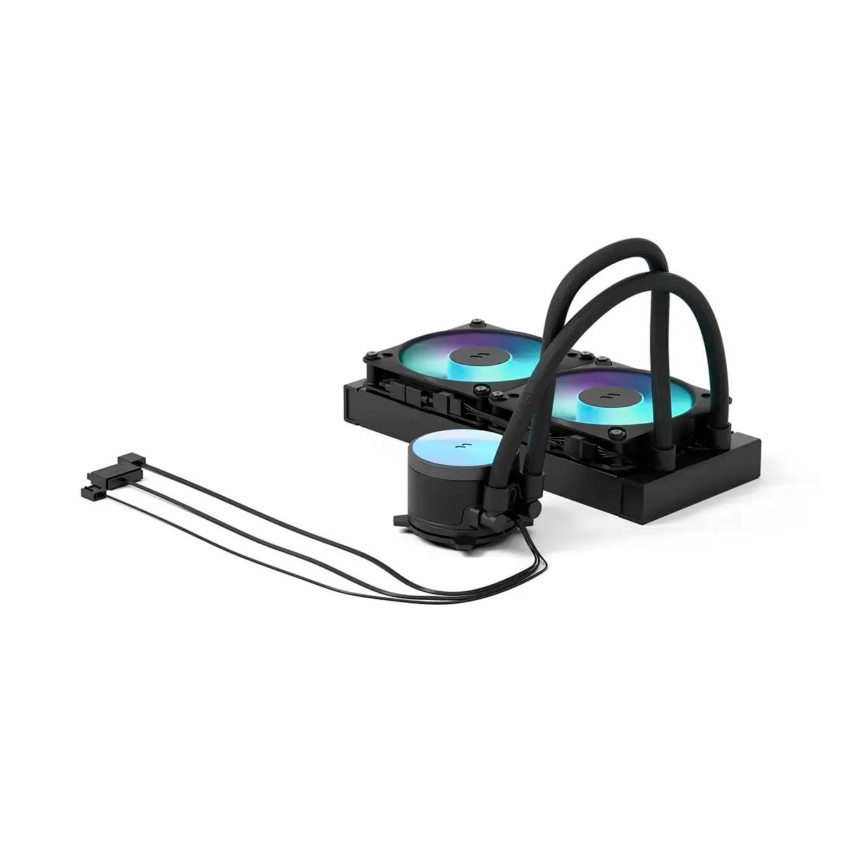 Cooler Líquido CPU FRACTAL DESIGN Radius 240 RGB (LGA 1200, AM5, AM4 - 120 mm - RGB - Preto), miniatura 4
