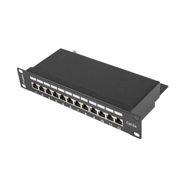 Patch Panel LANBERG PPF5-9012-B (RJ-45 - Rack - Preto) — miniatura 2
