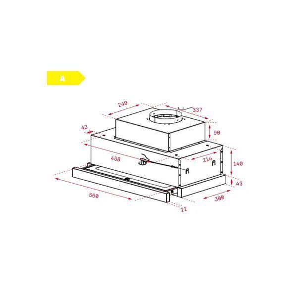 Exaustor de Encastre TEKA CNL 6815 PLUS (60 cm - Inox) — miniatura 3