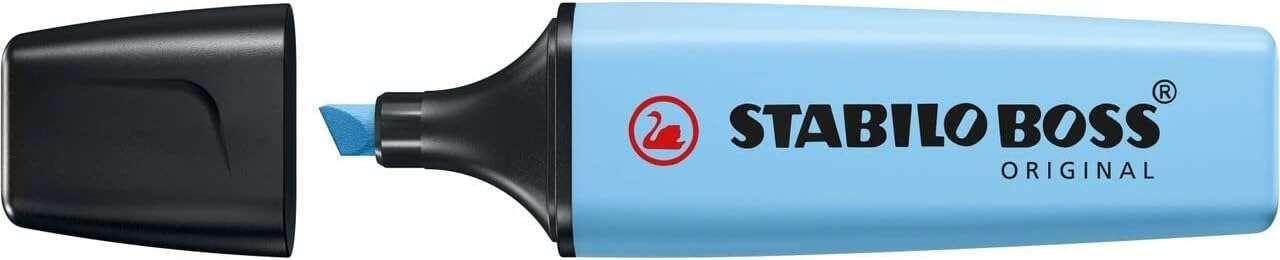 Marcador Fluorescente STABILO BOSS ORIGINAL 70/112 Pastel (Azul Ventoso)