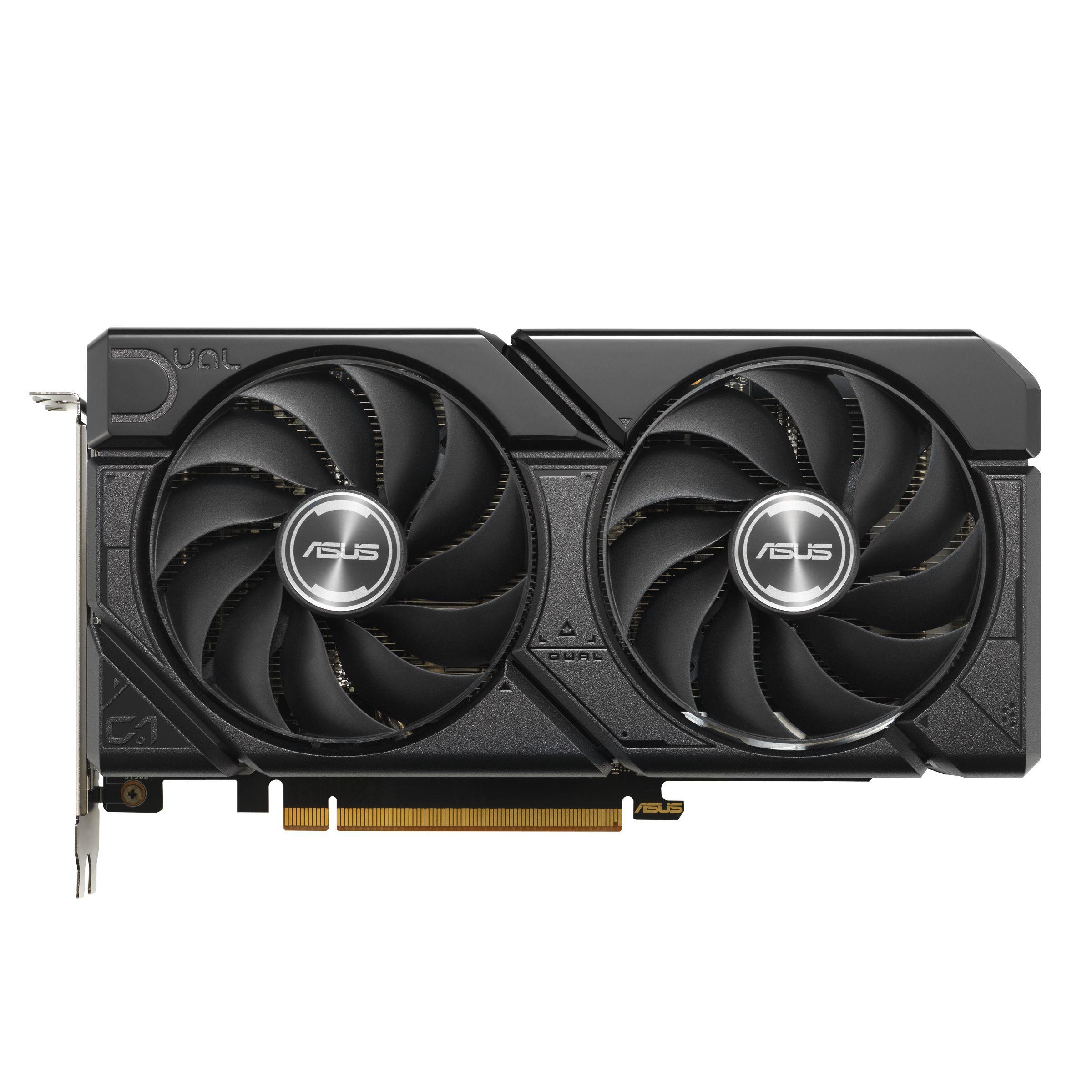 Placa Gráfica ASUS Dual Radeon RX 7600 EVO OC Edition (Radeon RX 7600 - 18 Gbit/s - 8 GB - Preto)