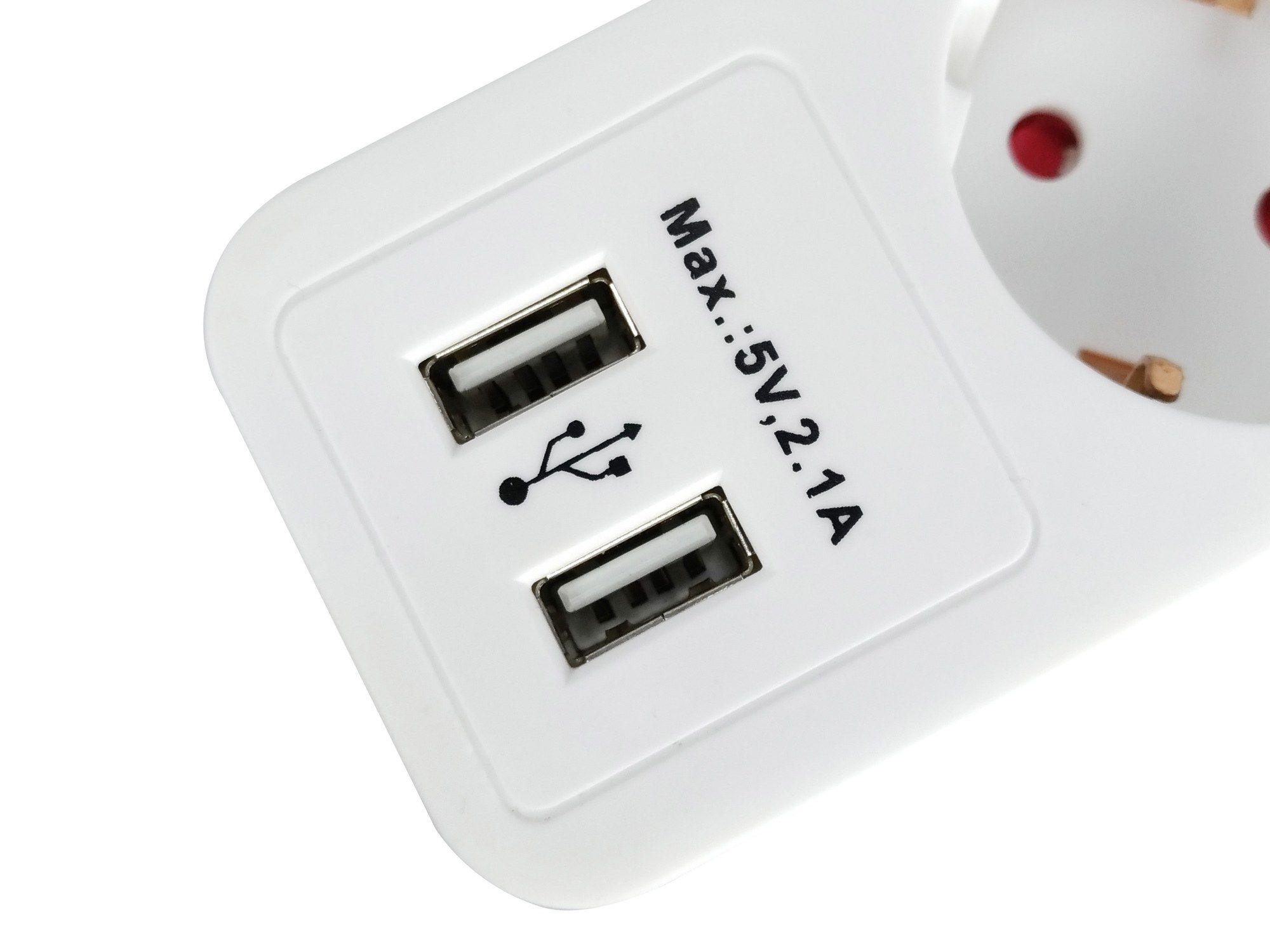 Bloco de Tomadas EQUIP 245554 (1,8 m - Tipo F - Branco), miniatura 5