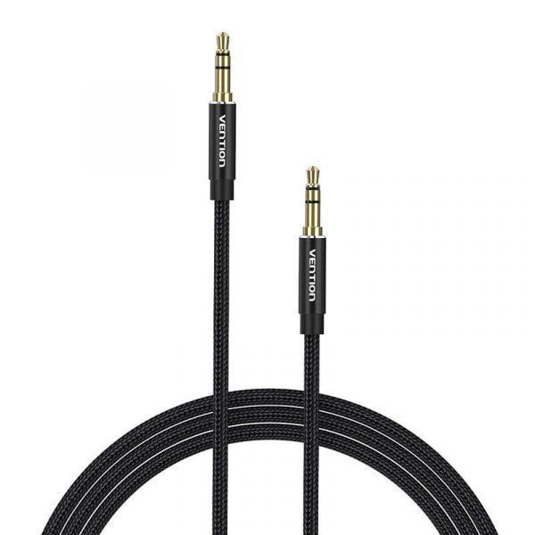 Cabo Estéreo VENTION BAWBJ (5 m - Jack de 3,5 mm macho - Preto) — miniatura 2