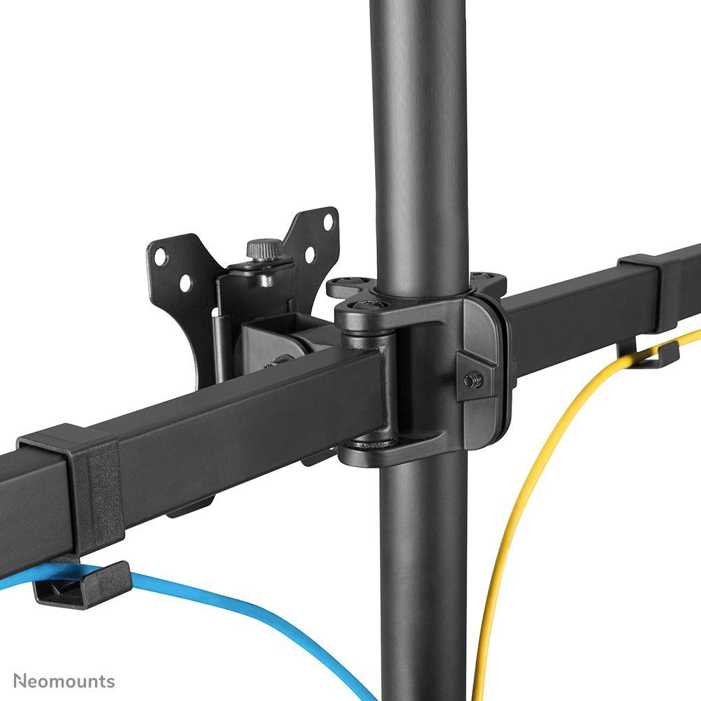 Suporte de Monitor de Secretária NEOMOUNTS FPMA-D550DD3BLACK (3 Monitores, 13-27", 6 kg por monitor - Preto), miniatura 9