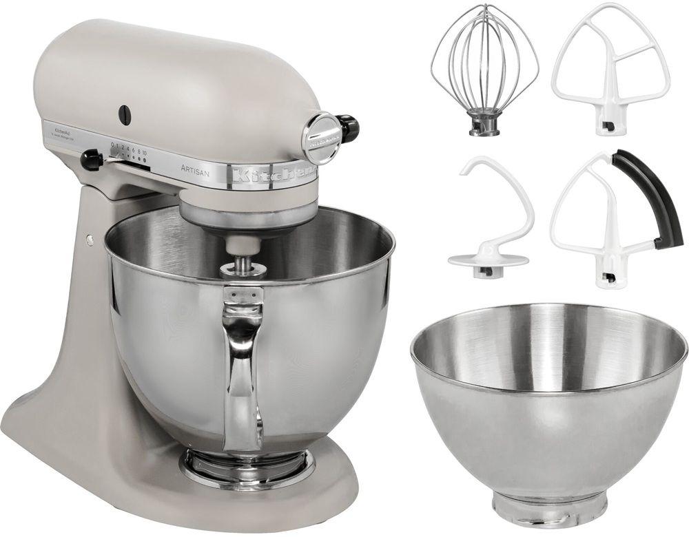 Batedeira KITCHENAID Artisan 5KSM175PSEPL (300 W - 4,8 L - Altura 36 cm - Branco Porcelana)