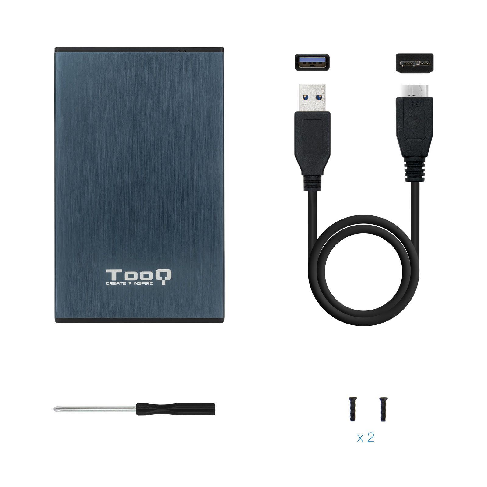 Caixa Externa TOOQ TQE-2527PB (4 TB - 2,5" - Azul) — miniatura 5