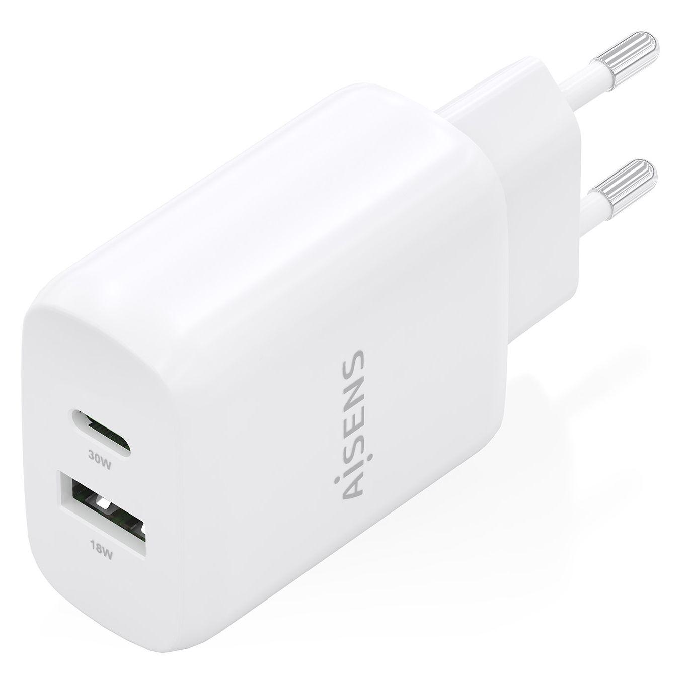 Carregador de Parede AISENS A110-0923 (33 W - 30 W - Branco), miniatura 2