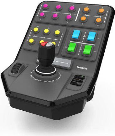 Painel de Controlo para Simulação Agrícola LOGITECH G Saitek Farm Sim Vehicle Side Panel USB WW (Com fios - Preto)
