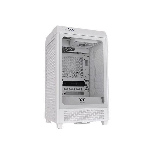 Caixa PC THERMALTAKE The Tower 200 Snow (Mini-ITX - Mini Tower - SPCC - Branco)