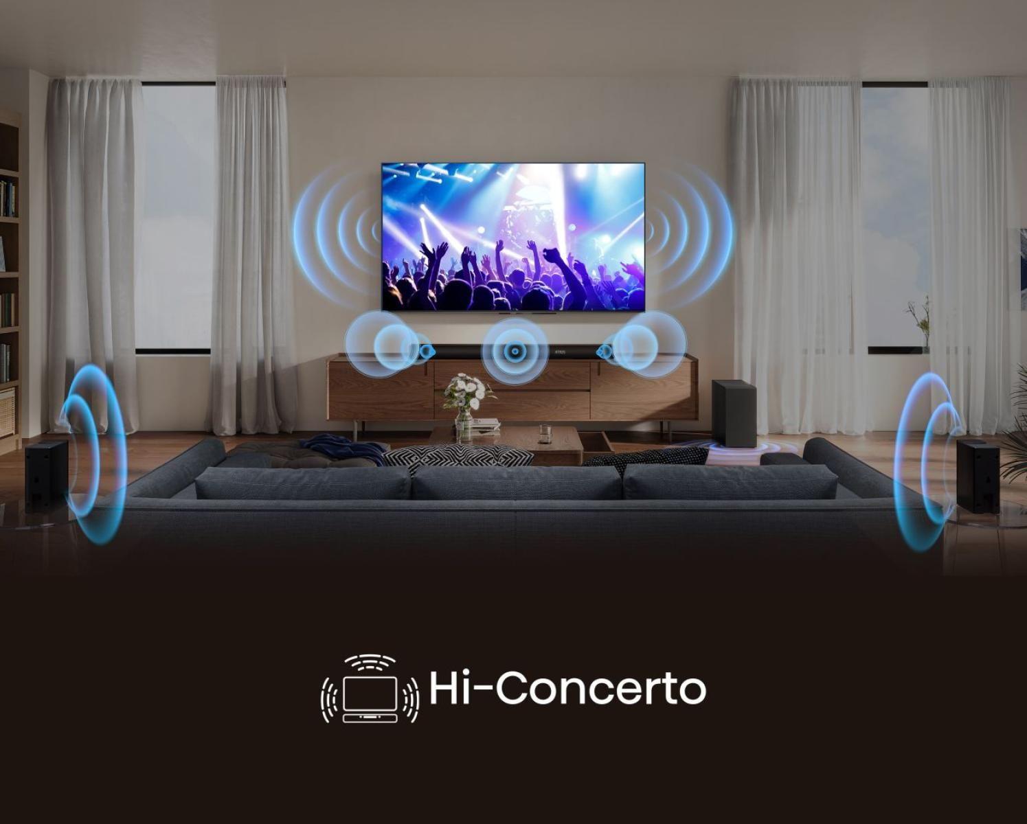 Barra de Som HISENSE AX5100Q (50 W - Sem fios - Preto), miniatura 5