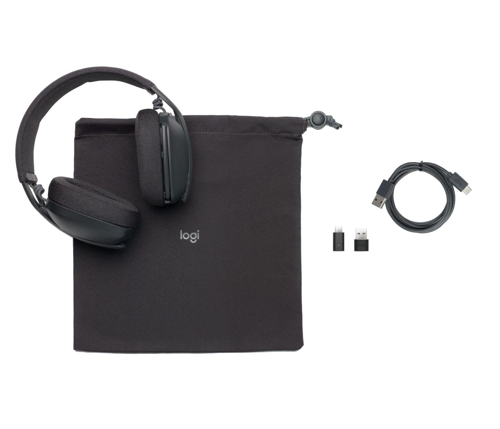 Auscultadores LOGITECH Zone Vibe Wireless UC (Binaural - Sem fios - Circum-aural - Grafite) — miniatura 4