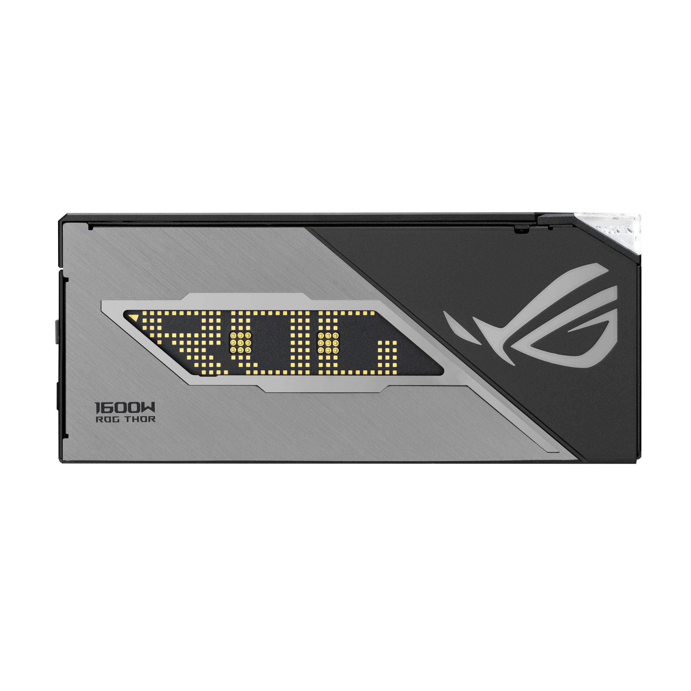 Fonte de Alimentação ASUS ROG Thor 1600T3 Gaming (ATX - 1600 W - 80 PLUS Titanium - Cinzento), miniatura 6