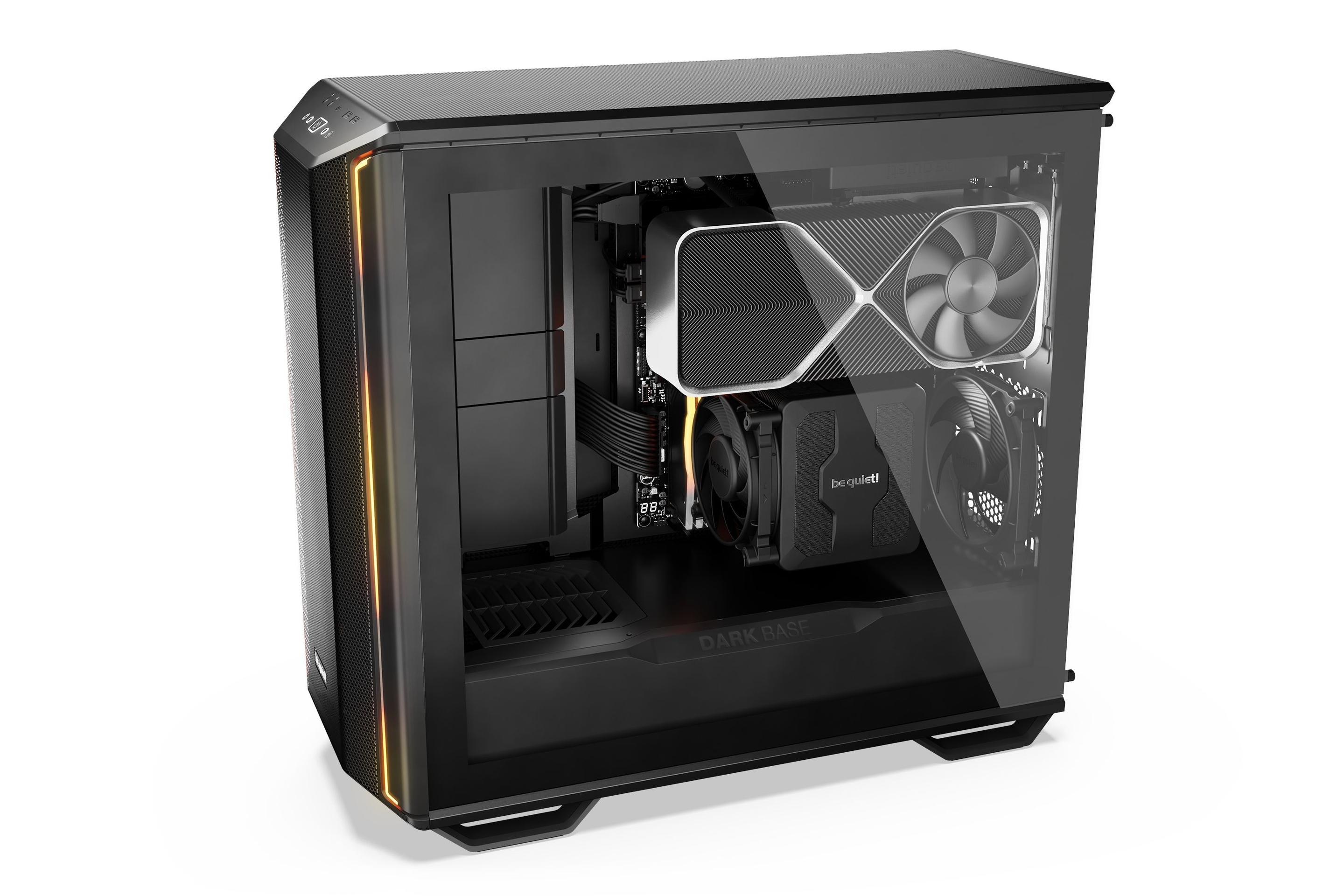 Caixa PC BE QUIET! Dark Base 701 (ATX, EATX, micro ATX, Mini-ITX - ATX, PS2 - Midi Tower - Preto) — miniatura 7