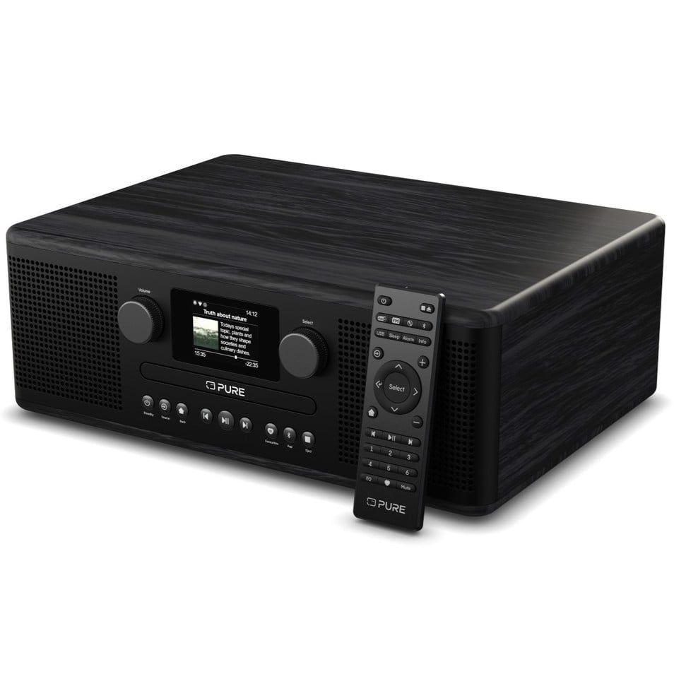 Rádio Internet PURE Classic C-D6i (DAB+, FM e Internet - Preto)