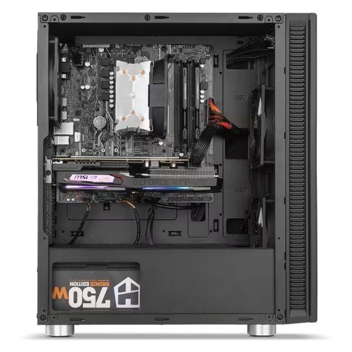 Caixa ATX NOX Hummer Void Silent Optimized (ATX, micro ATX, Mini-ITX - Midi Tower - Aço SPCC e ABS - Preto), miniatura 2