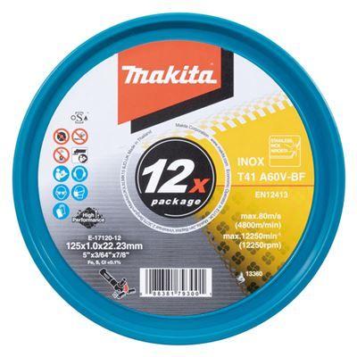 Disco de Corte MAKITA E-17120-12 (125 x 1 mm - 12 unidades), miniatura 4