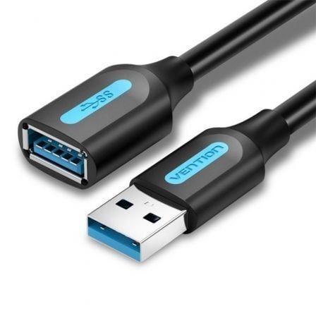 Cabo de Extensão USB 3.0 VENTION CBHBJ (5 m - USB Tipo-A macho - USB Tipo-A fêmea - Preto)