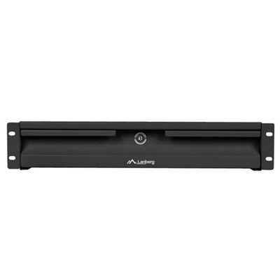 Gaveta para Rack LANBERG AK-2001-B (19" - 2U - 90 kg - Preto) — miniatura 2