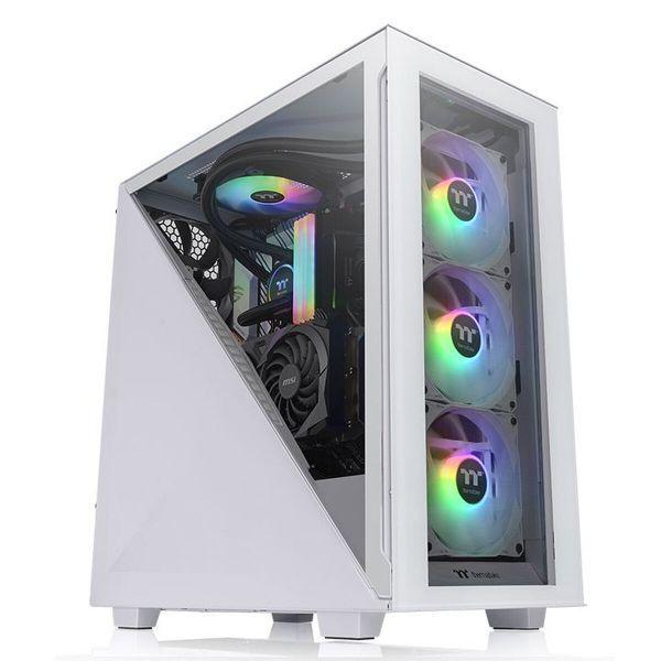 Caixa PC THERMALTAKE Divider 300 TG Snow (ATX, micro ATX, Mini-ITX - PS2 - Midi Tower - Branco) — miniatura 2