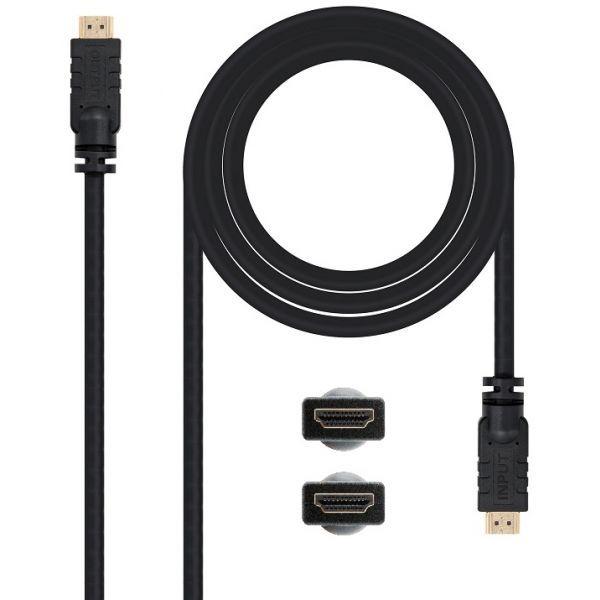Cabo HDMI NANOCABLE 10.15.1810 (10 m - 120 Hz - HDMI Tipo A - Preto) — miniatura 4