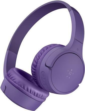 Auscultadores BELKIN SoundForm Mini BT AUD002HQPUV3 (Auscultadores supra-aurais - Com fios e sem fios - 40 mm - Roxo)