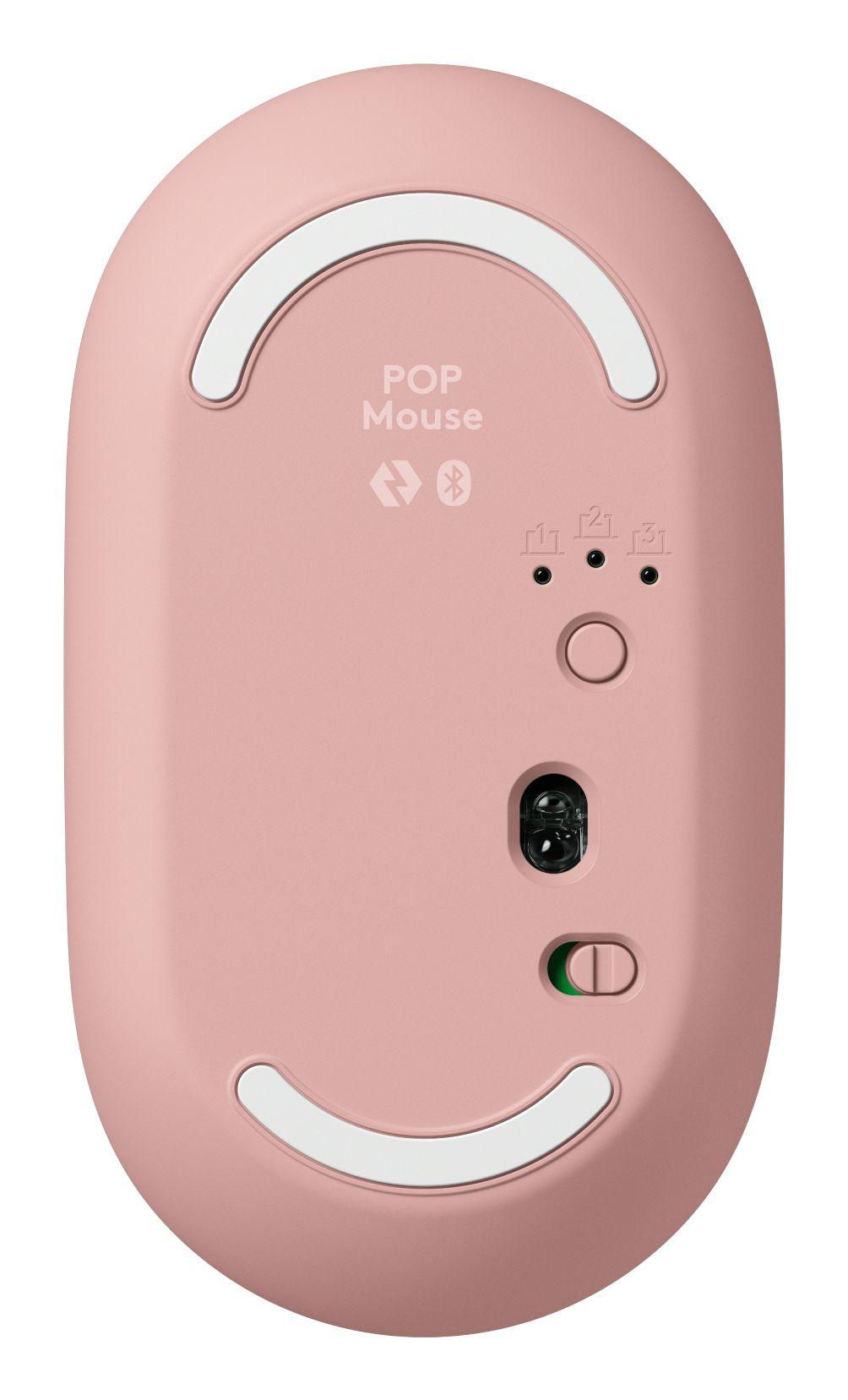 Rato LOGITECH POP Mouse (Ambidestro - 4000 DPI - Ótico - Rosa) — miniatura 2