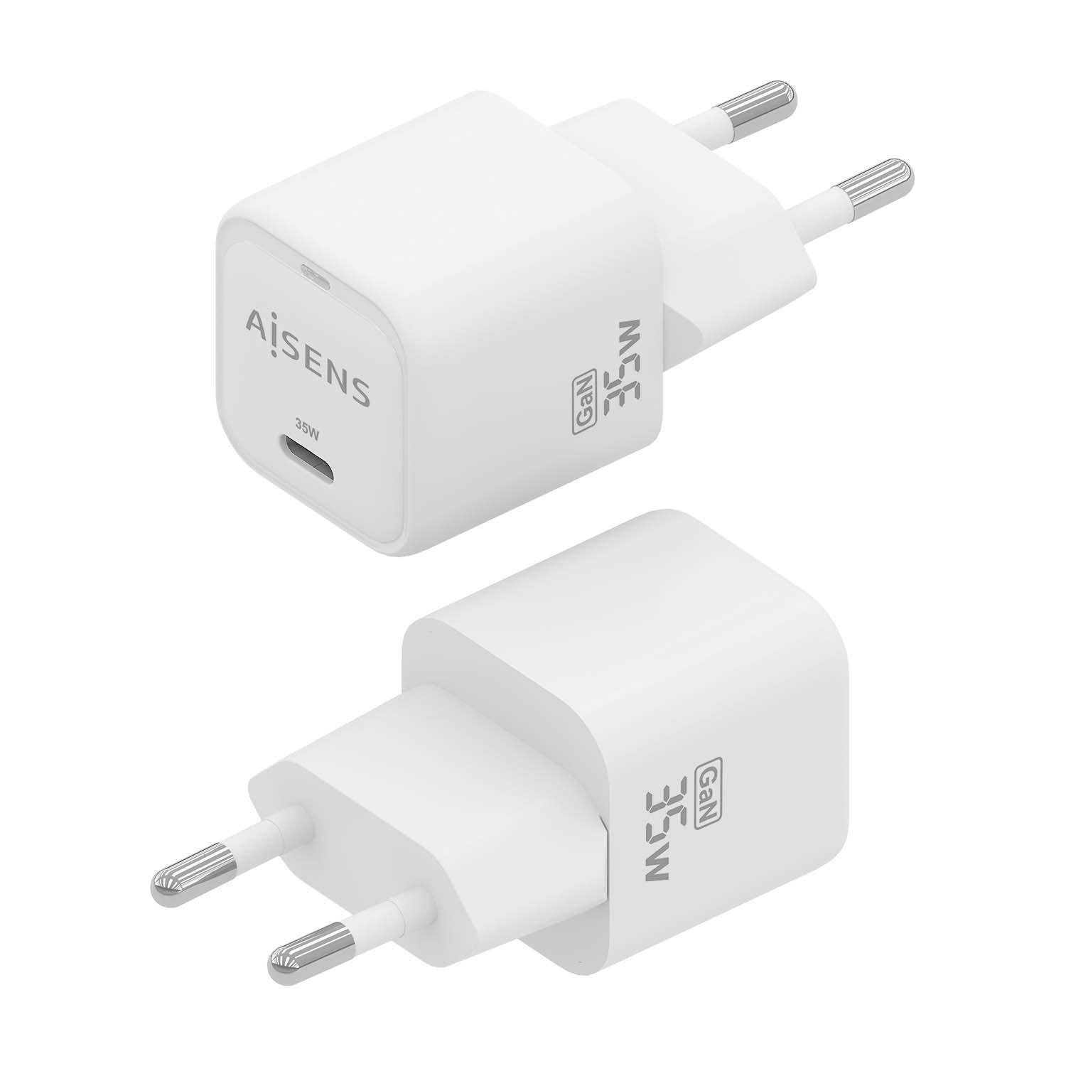 Carregador de Parede AISENS ASCH-35W1P022-W (35 W - Branco), miniatura 3