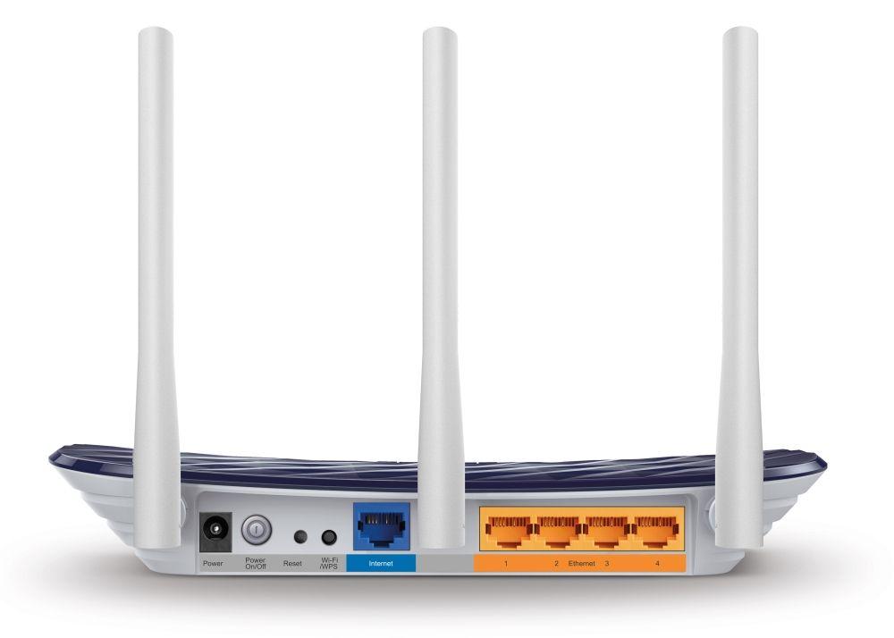 Router TP-LINK Archer C20 (Wi-Fi 5 - 433 Mbit/s - Dual-band - Preto e Branco) — miniatura 2