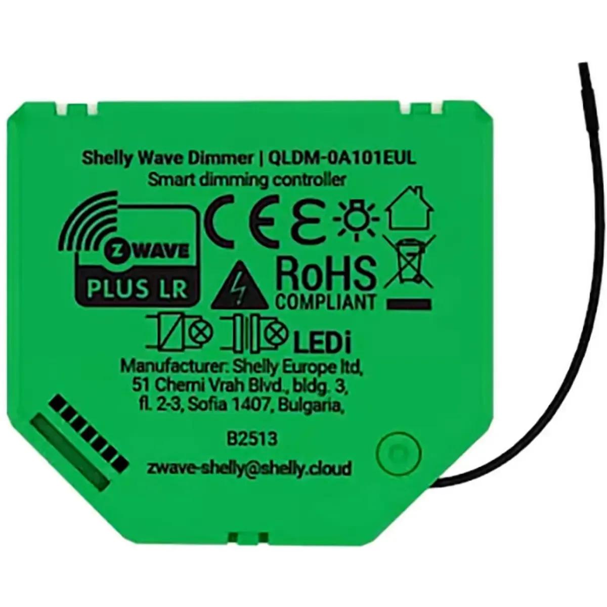 Módulo Controlador Dimmer Inteligente SHELLY Wave Dimmer LR (Verde) — miniatura 5