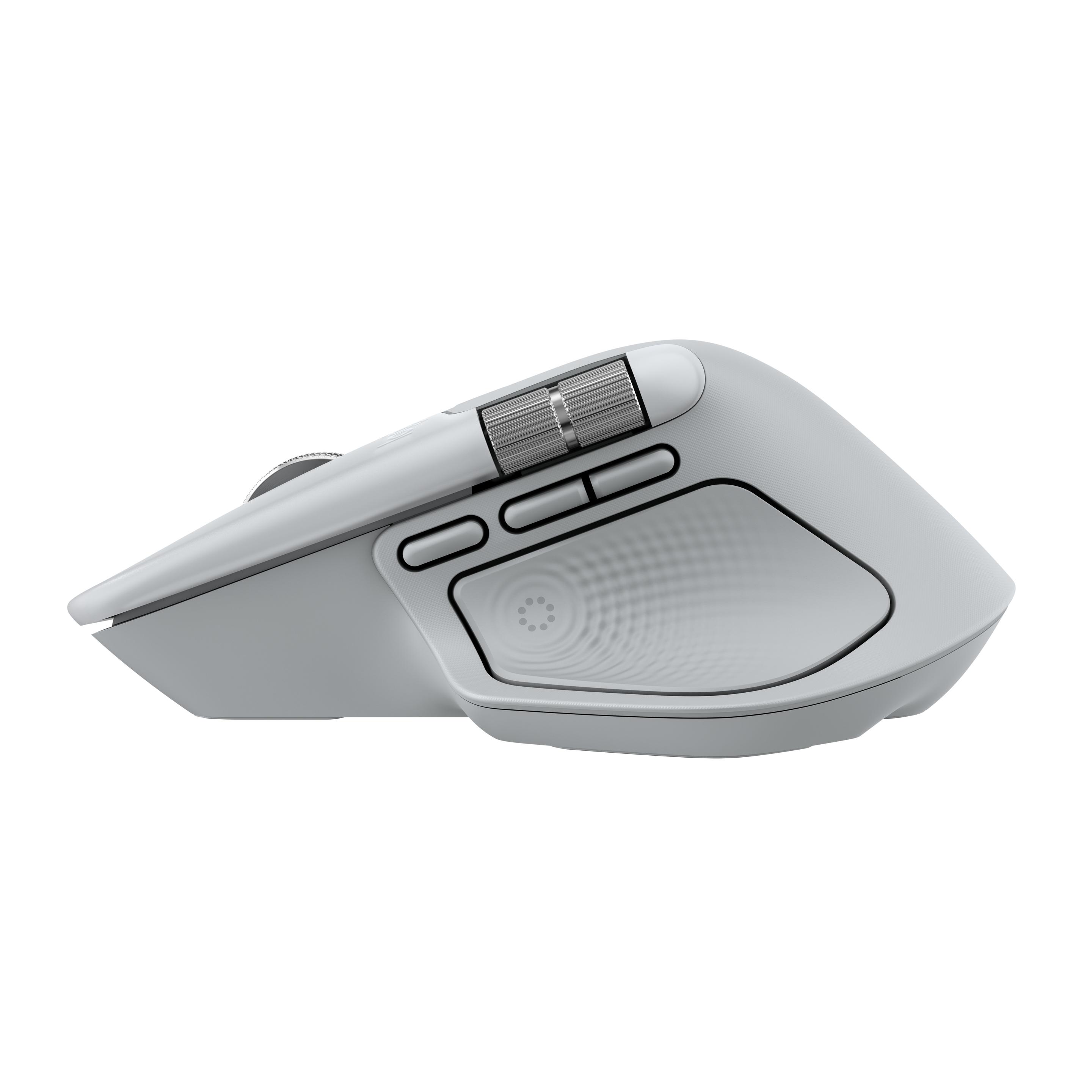 Rato LOGITECH MX Master 4 para Mac (Mão direita - 8000 DPI - Laser - Branco e Prateado) — miniatura 4
