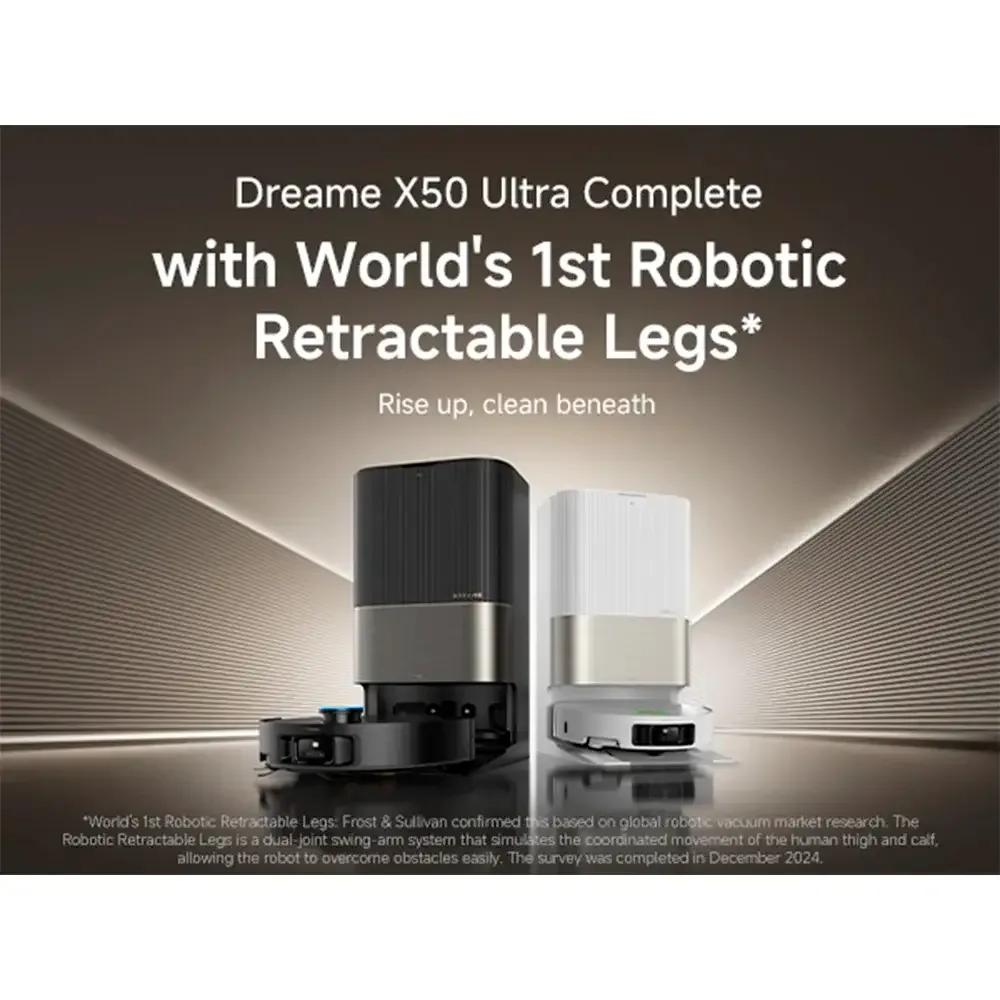 Robot Aspirador DREAME X50 Ultra Complete (20 000 Pa - 3D Smart Navigation, Mapeament - 0,4 L - Preto), miniatura 2