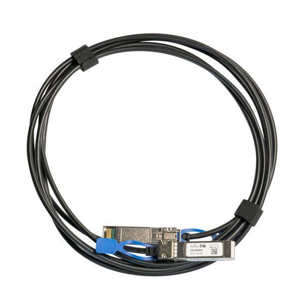Cabo DAC Direct Attach MIKROTIK XS+DA0003 (25 Gbit/s - Preto)