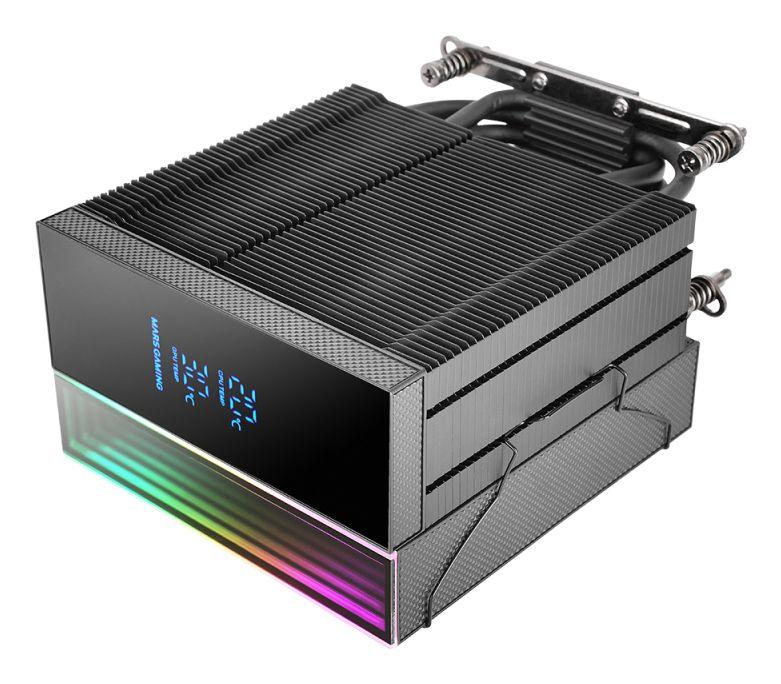 Cooler a Ar para CPU MARS GAMING MCPU-LCD (120 mm - 1 ventoinha - 2600 RPM - Preto) — miniatura 3