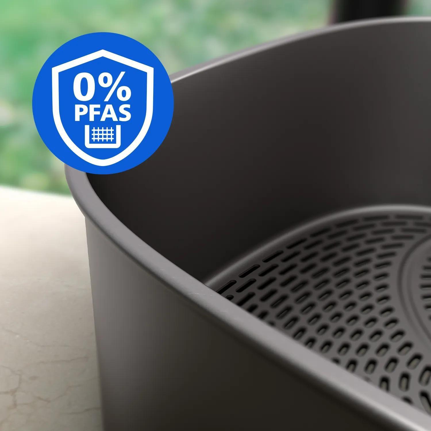 Fritadeira a Ar Quente PHILIPS 4000 Series Dual Stack NA462/70 (2750 W - 200 °C - 40 °C - Preto) — miniatura 4