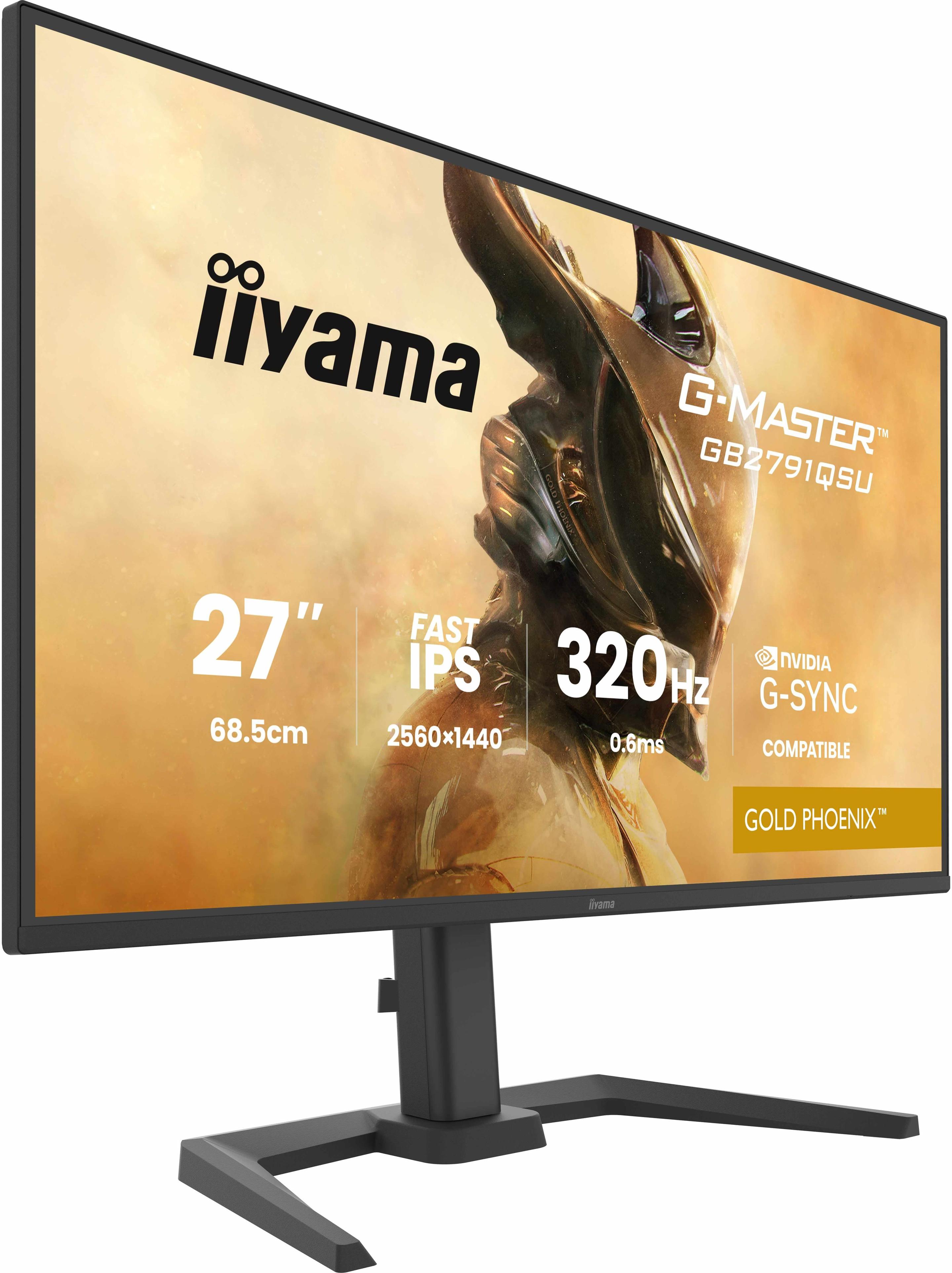 Monitor IIYAMA G-MASTER GB2791QSU-B1 (27" - Fast IPS - 320 Hz - Preto) — miniatura 2