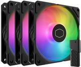 Ventoinhas para Caixa PC COOLER MASTER SickleFlow Edge 120 ARGB (RGB multicolor - Preto)