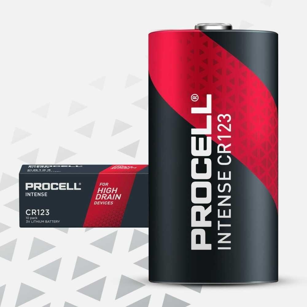 Pilhas DURACELL Procell CR123A (Lítio - 3V - 10 unidades)
