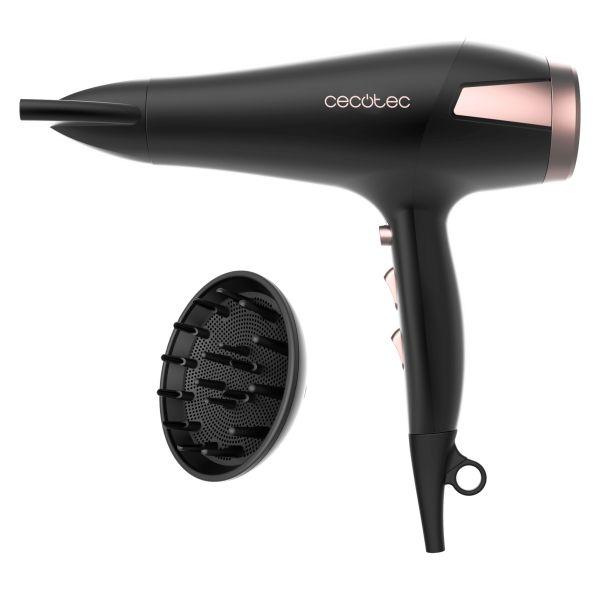 Secador de Cabelo CECOTEC Bamba IoniCare Elegance (Preto/Rosa)