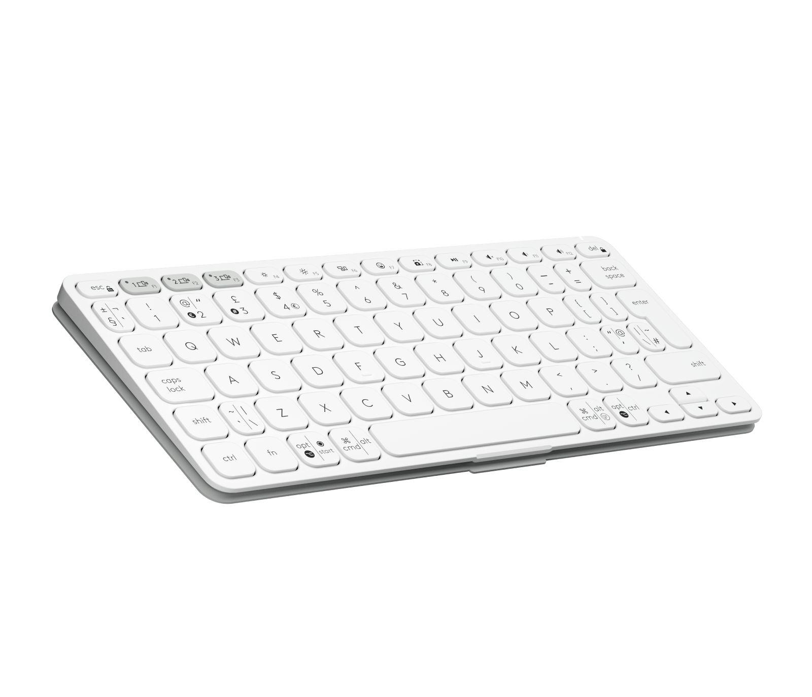 Teclado LOGITECH Keys-To-Go 2 (Estados Unidos - Teclas tesoura - Mini - Cinzento-claro) — miniatura 6