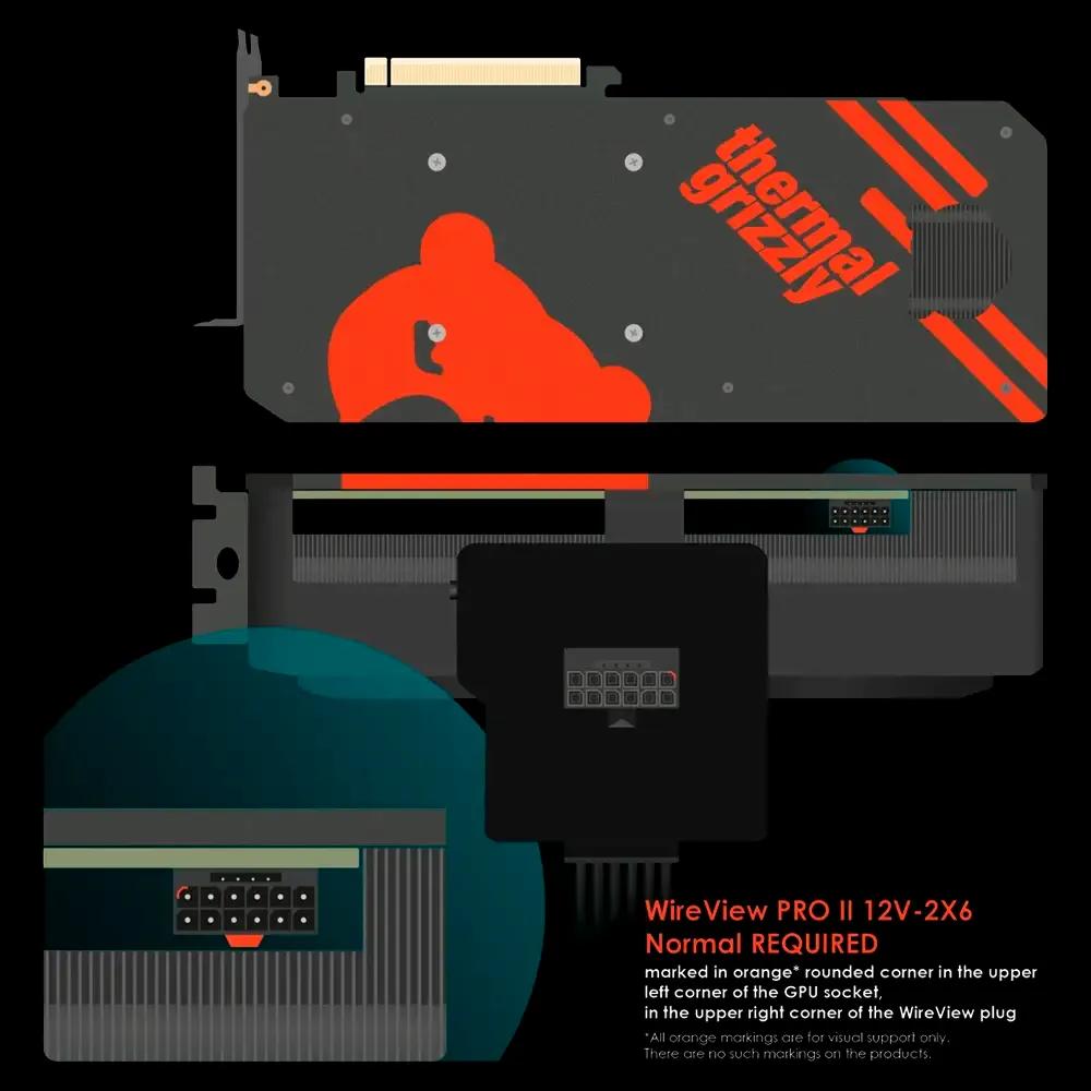 Medidor de Consumo para Placa Gráfica THERMAL GRIZZLY WireView Pro II (USB-C - Gainward GeForce RTX 5090 Phan - Preto), miniatura 3
