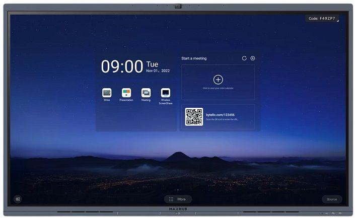 Monitor Interativo MAXHUB C5530 (55" - 4K UHD - Câmara 48 MP - Preto), miniatura 2