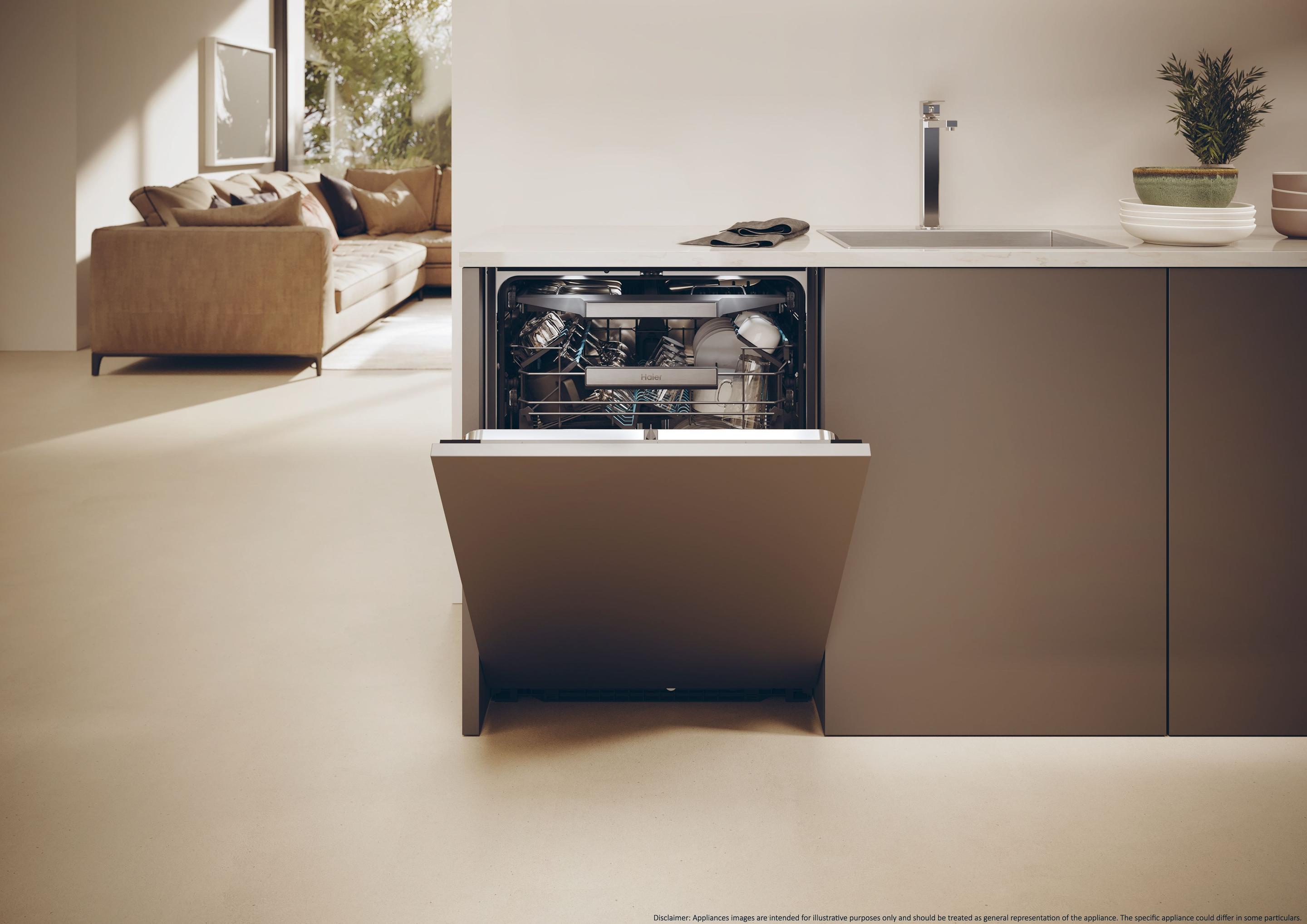 Máquina de Lavar Loiça Encastre HAIER XS4A4M3PB (14 talheres - B - 9,5 l - 44 dB), miniatura 9