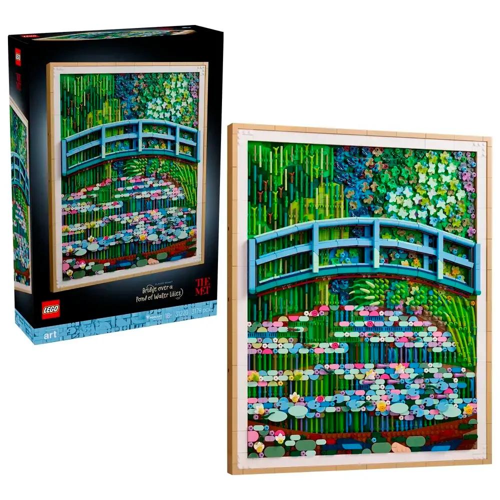 LEGO 31220 Art Claude Monet - Ponte sobre um Lago de Nenúfares (18+ anos - 3179 peças), miniatura 3