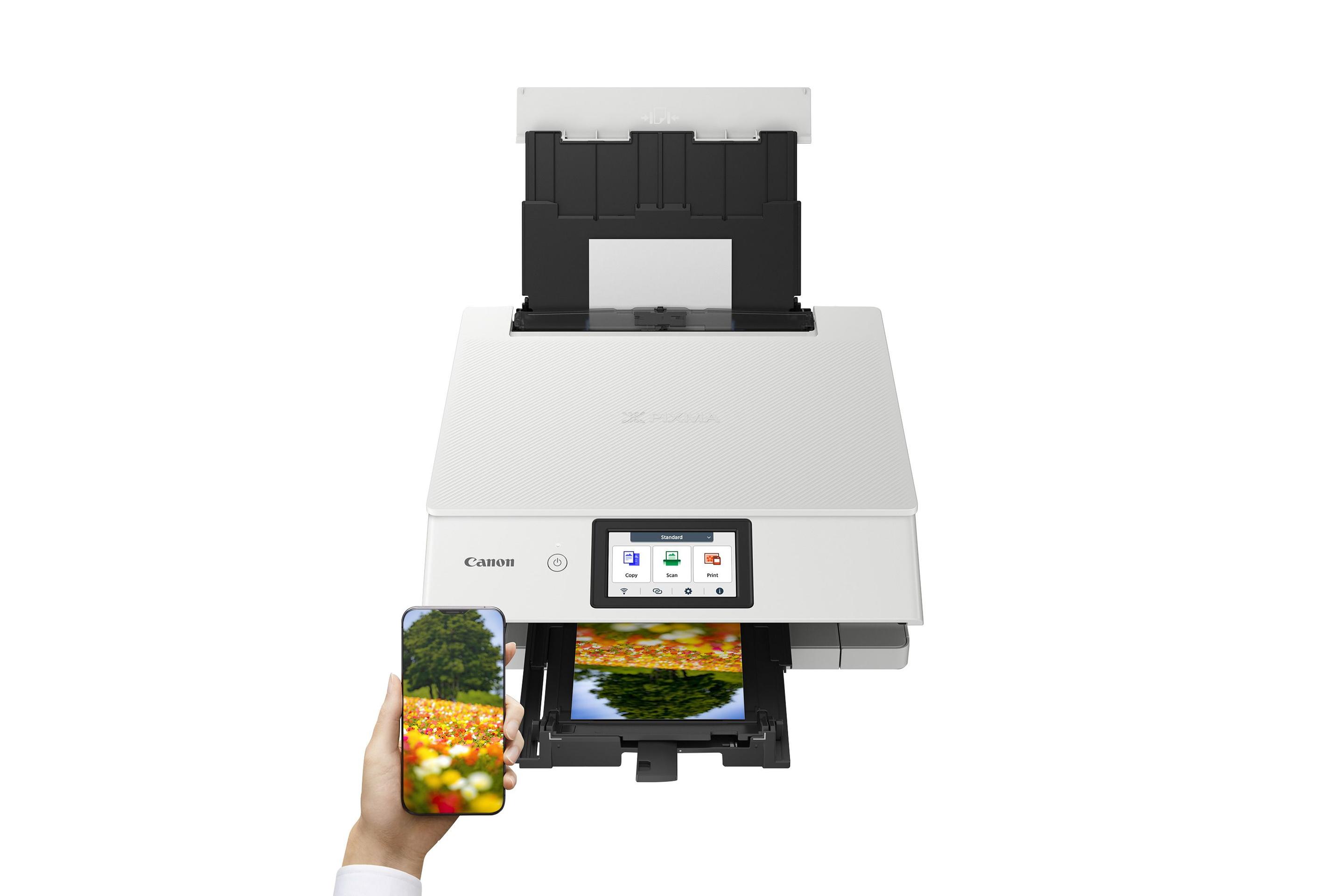 Impressora Multifunções CANON PIXMA TS8751 (A4 - Impressão a cores - 100 folhas - Branco) — miniatura 4