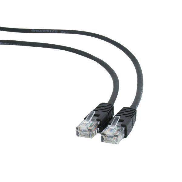 Cabo de Rede GEMBIRD PP12-0.5M/BK (0,5 m - Cat5e - Preto), miniatura 2