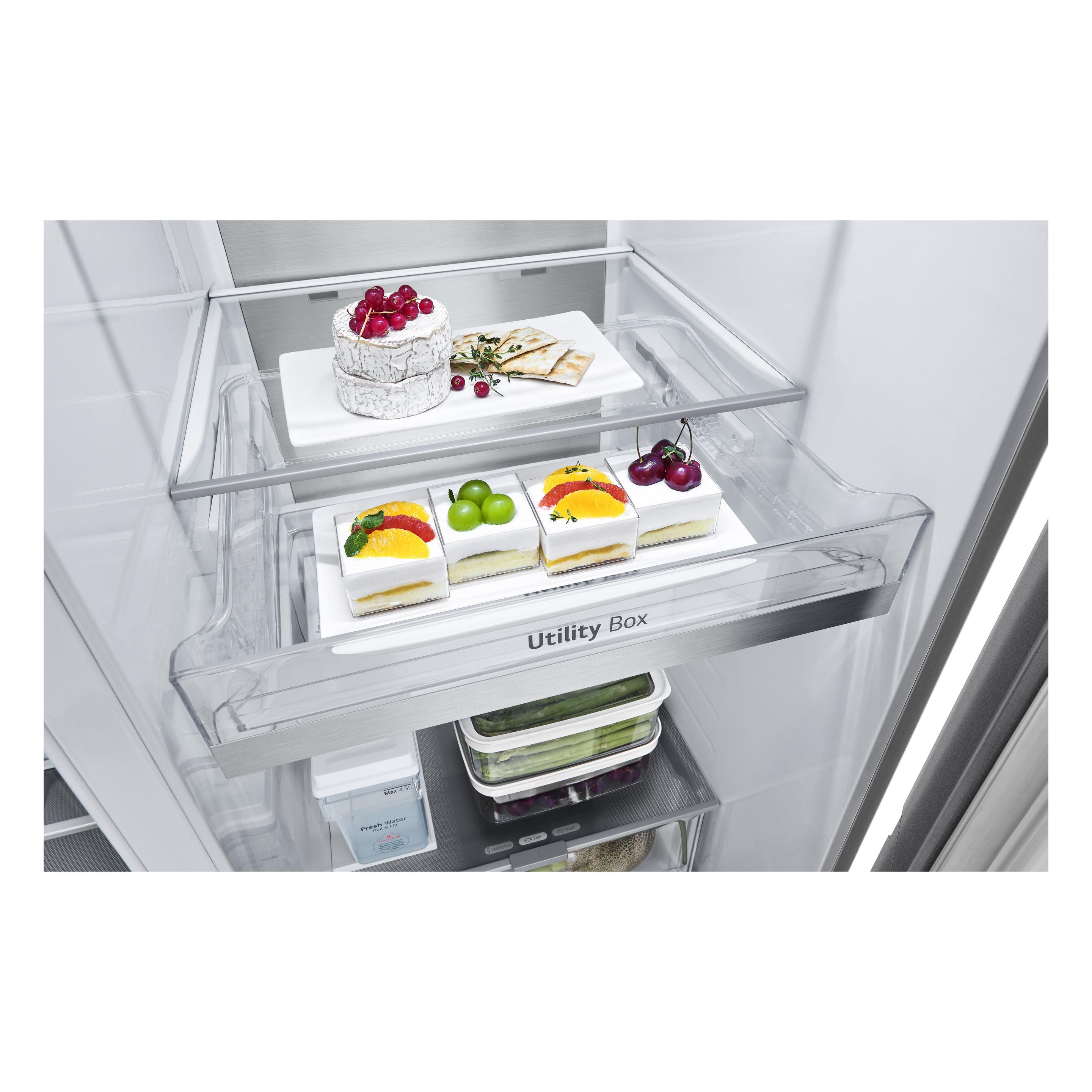 Frigorífico Americano Independente LG GSLE91MBAC (628 L - 179x91x74 cm - Metálico), miniatura 10