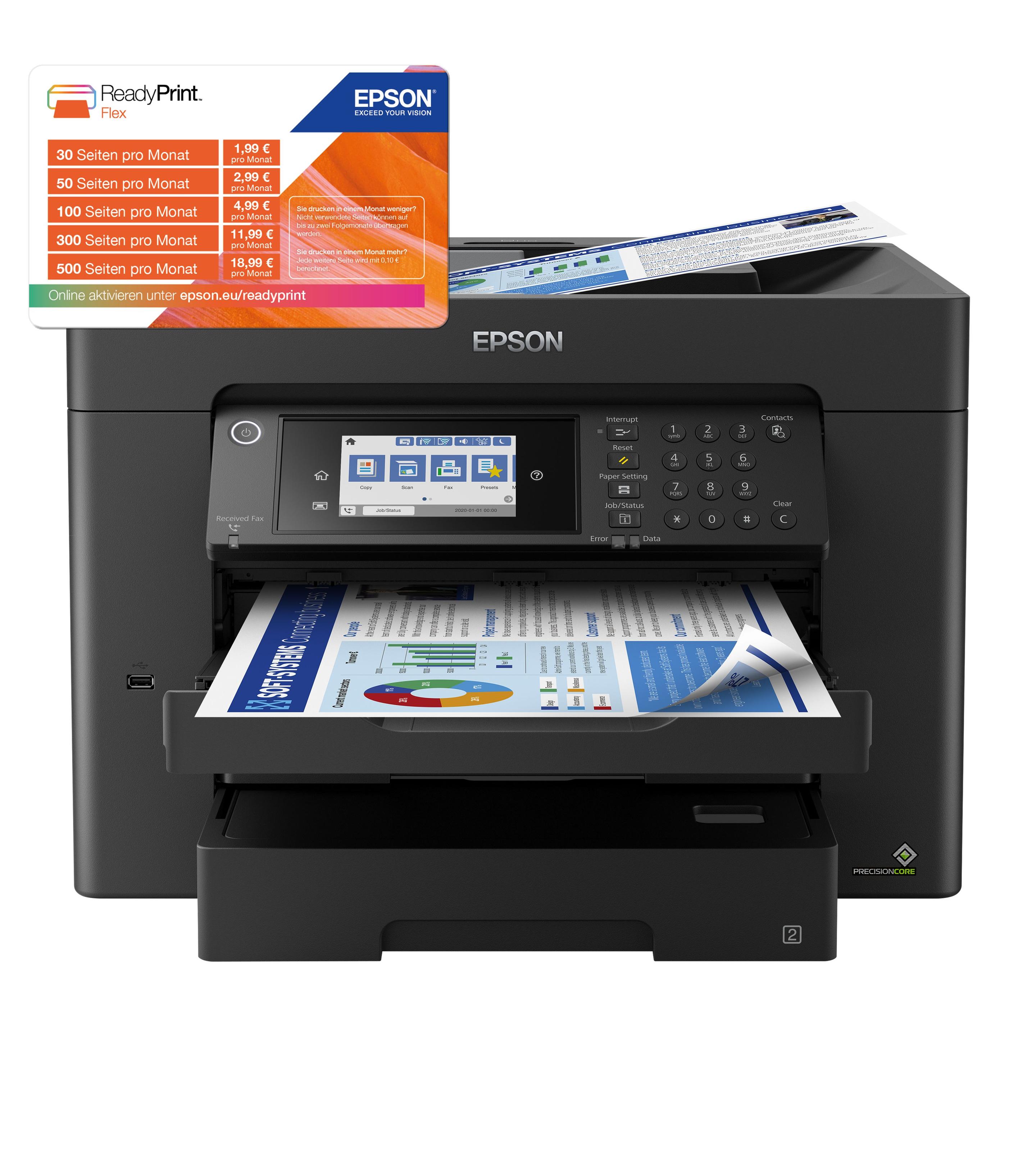 Impressora Multifunções EPSON WorkForce WF-7840DTWF (A3 - Impressão a cores - 550 folhas - Preto) — miniatura 9