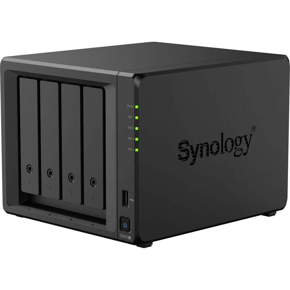 NAS SYNOLOGY DiskStation DS925+ (2.5,3.5,M.2 " - SATA e M.2 - AMD - Preto) — miniatura 3